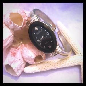 Studio Time Black and Silver‎ Watch